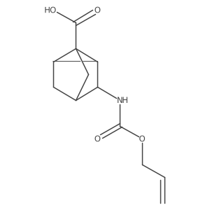 3-{[(Prop-2-en-1-yloxy)carbonyl]amino}tricyclo[2.2.1.0,2,6]heptane-1-carboxylic acid Structure