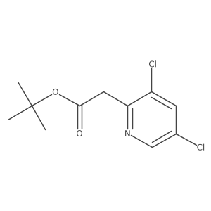 tert-Butyl 2-(3,5-dichloropyridin-2-yl)acetate Structure