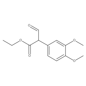 Ethyl 2-(3,4-dimethoxyphenyl)-3-oxopropanoate Structure