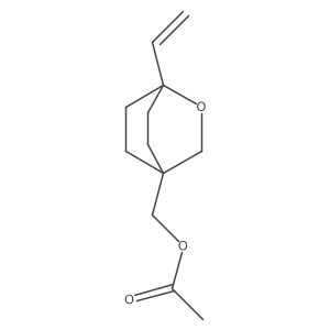 (1-Vinyl-2-oxabicyclo[2.2.2]octan-4-yl)methyl acetate结构式