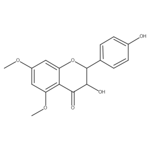 (2R,3R)-3,4'-Dihydroxy-5,7-dimethoxyflavone Structure