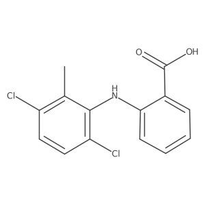 Benzoic acid,2-[(3,6-dichloro-2-methylphenyl)amino]- Structure