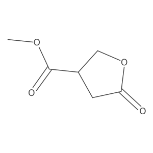 (S)-Methyl 5-oxotetrahydrofuran-3-carboxylate结构式