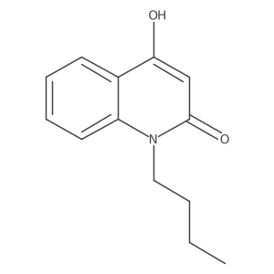 1-Butyl-4-hydroxy-2-quinolone结构式