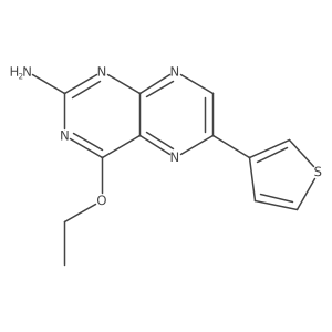 4-Ethoxy-6-(thiophen-3-yl)pteridin-2-ylamine Structure