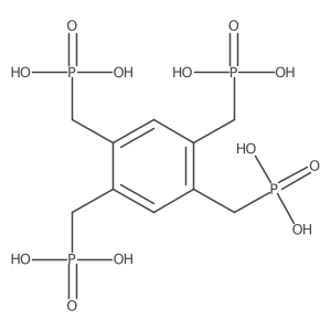 (Benzene-1,2,4,5-tetrayltetrakis(methylene))tetraphosphonic acid结构式