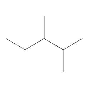 (S)-2,3-dimethylpentane结构式