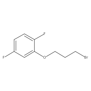 2-(3-Bromopropoxy)-1,4-difluorobenzene Structure