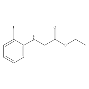 Ethyl (2-iodophenyl)glycinate Structure