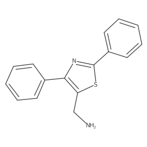 2,4-Diphenyl-5-thiazolemethanamine Structure