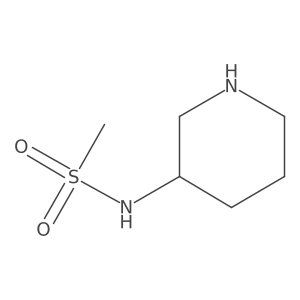 n-[(3s)-Piperidin-3-yl]methanesulfonamide Structure