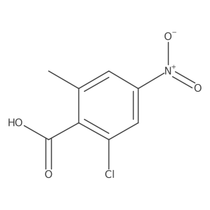 2-Chloro-6-methyl-4-nitrobenzoic acid结构式