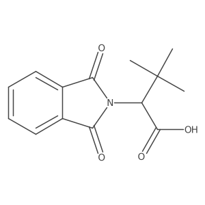 (2R)-2-(1,3-dioxoisoindol-2-yl)-3,3-dimethylbutanoic acid Structure