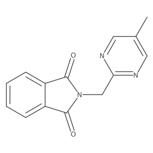 2-[(5-Methylpyrimidin-2-yl)methyl]isoindole-1,3-dione Structure