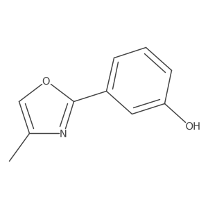 3-(4-Methyloxazol-2-yl)phenol Structure
