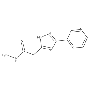 2-(5-(3-pyridyl)-1H-1,2,4-triazol-3-yl)acetohydrazide Structure