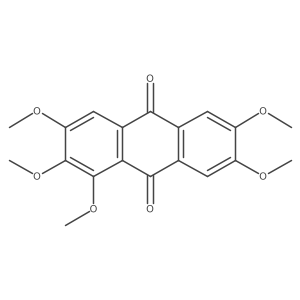 1,2,3,6,7-Pentamethoxyanthracene-9,10-dione结构式