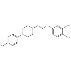 4-[2-[4-(4-Chlorophenyl)-1-piperazinyl]ethoxy]-1,2-benzenediamine Structure