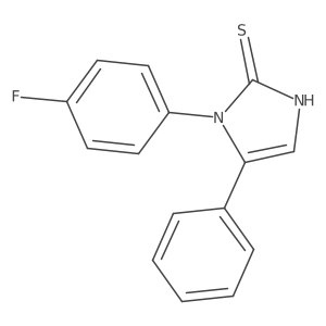 1-(4-fluorophenyl)-5-phenyl-1,3-dihydro-2H-imidazole-2-thione结构式