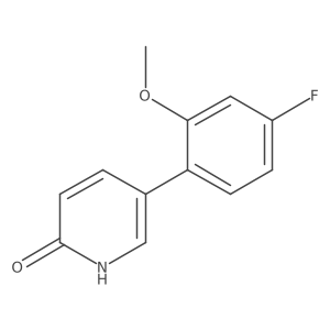5-(4-Fluoro-2-methoxyphenyl)-2(1H)-pyridinone Structure
