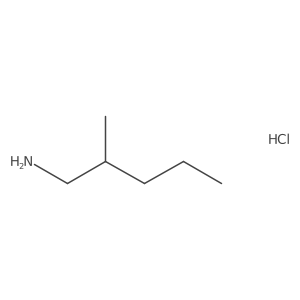 2-Methylpentan-1-amine;hydrochloride结构式