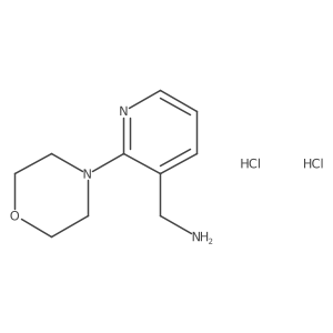 [2-(4-Morpholinyl)-3-pyridinyl]methanamine dihydrochloride结构式