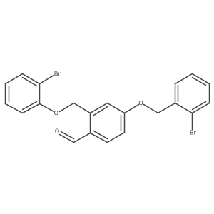 O=Cc1ccc(OCc2ccccc2Br)cc1COc1ccccc1Br结构式