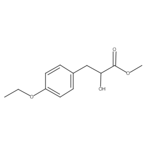 Methyl 3-(4-ethoxyphenyl)-2-hydroxypropanoate结构式