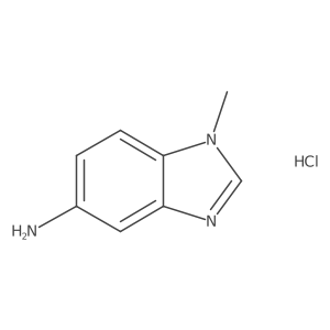 1-Methyl-1H-benzimidazol-5-amine hydrochloride结构式