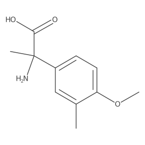 2-Amino-2-(4-methoxy-3-methylphenyl)propanoic acid Structure
