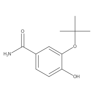 3-Tert-butoxy-4-hydroxybenzamide结构式