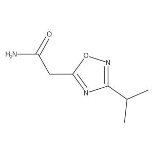 2-(3-Isopropyl-1,2,4-oxadiazol-5-yl)acetamide Structure