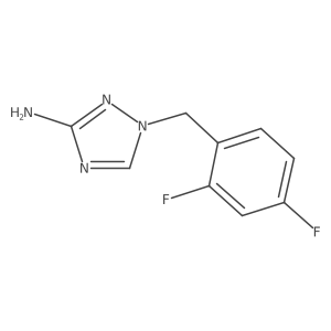 1-[(2,4-difluorophenyl)methyl]-1H-1,2,4-triazol-3-amine Structure