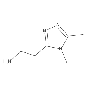 2-(dimethyl-4H-1,2,4-triazol-3-yl)ethan-1-amine Structure