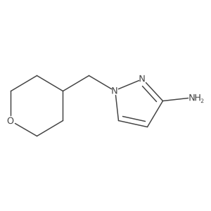 1-[(Oxan-4-yl)methyl]-1H-pyrazol-3-amine Structure