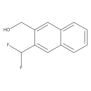 2-(Difluoromethyl)naphthalene-3-methanol结构式