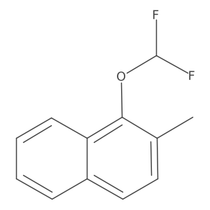 1-(Difluoromethoxy)-2-methylnaphthalene Structure