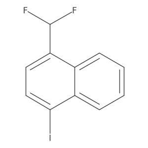 1-(Difluoromethyl)-4-iodonaphthalene Structure