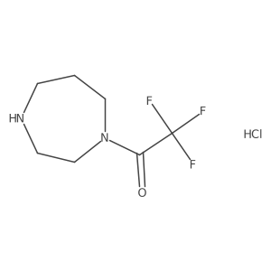 1-(Trifluoroacetyl)-1,4-diazepane hydrochloride Structure
