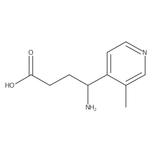 4-Amino-4-(3-methylpyridin-4-yl)butanoic acid Structure