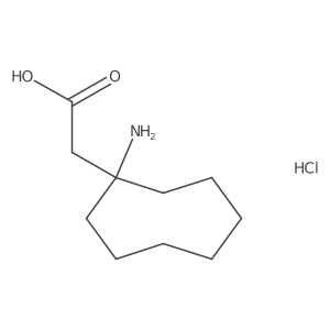 (1-Aminocyclooctyl) acetic acid hydrochloride Structure