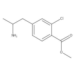 methyl 4-[(2R)-2-aminopropyl]-2-chlorobenzoate Structure