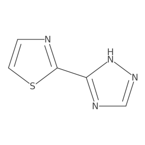 3-(1,3-thiazol-2-yl)-4H-1,2,4-triazole结构式