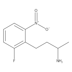 (2R)-4-(2-fluoro-6-nitrophenyl)butan-2-amine Structure