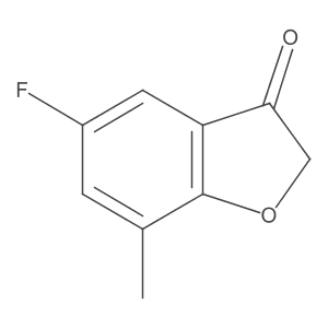3(2H)-Benzofuranone, 5-fluoro-7-methyl- Structure