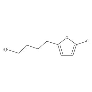 4-(5-Chlorofuran-2-yl)butan-1-amine Structure