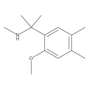 [2-(2-Methoxy-4,5-dimethylphenyl)propan-2-yl](methyl)amine结构式