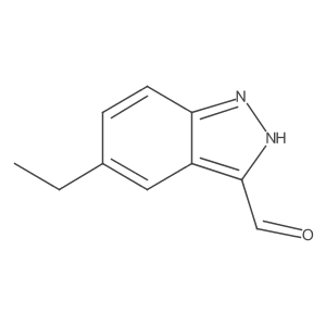 5-Ethyl-1H-indazole-3-carbaldehyde结构式