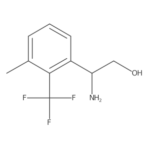 (R)-2-Amino-2-(3-methyl-2-(trifluoromethyl)phenyl)ethan-1-ol Structure