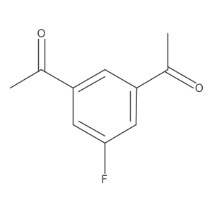 1-(3-Acetyl-5-fluorophenyl)ethanone结构式